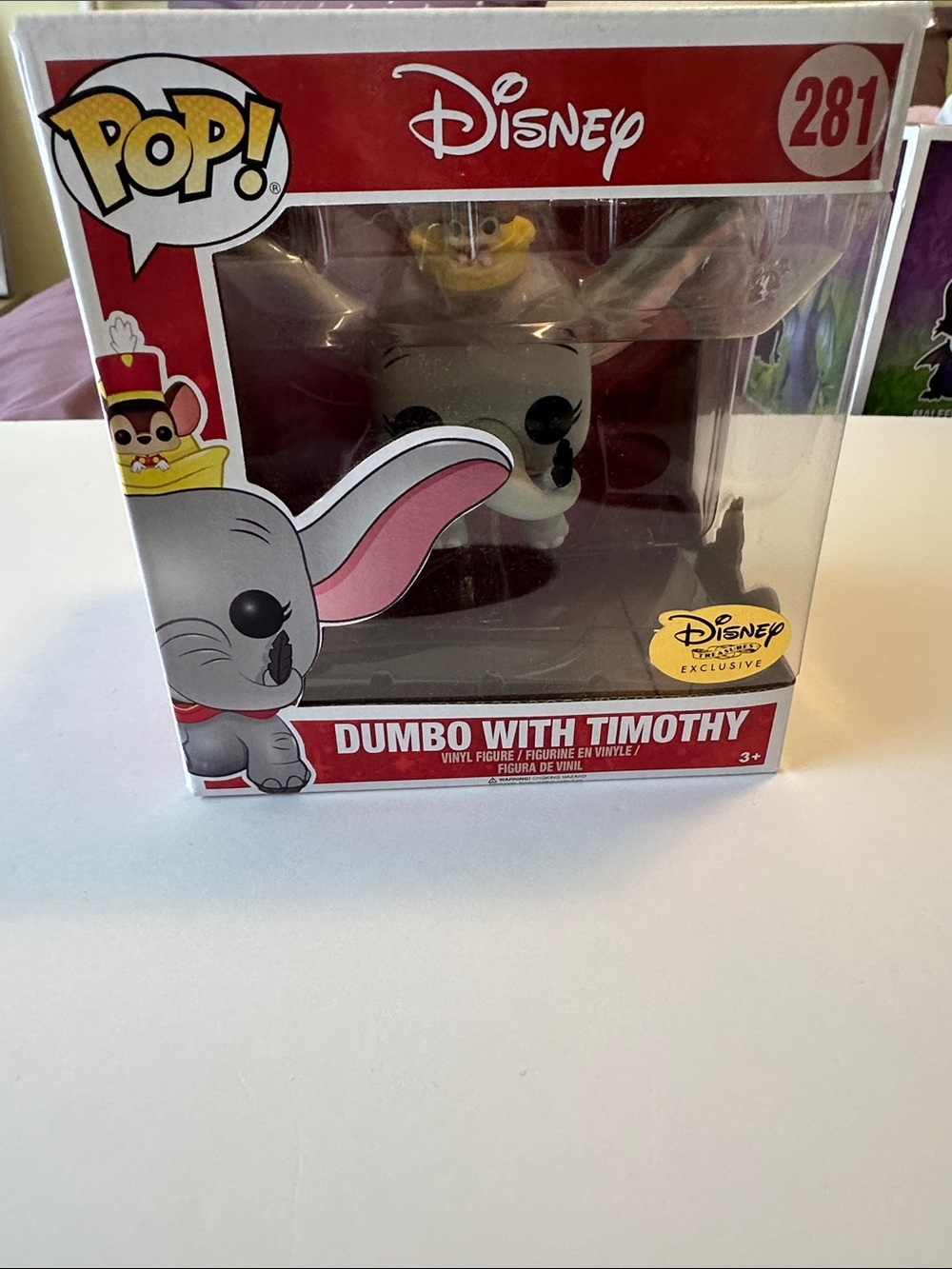 Disney Pop! Dumbo with Timothy Vinyl Figure - Gray